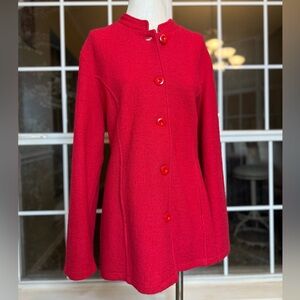 Appleseeds Red Wool Coat